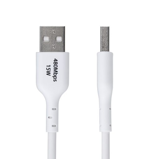 2m White USB-A to USB-C Charging Cable