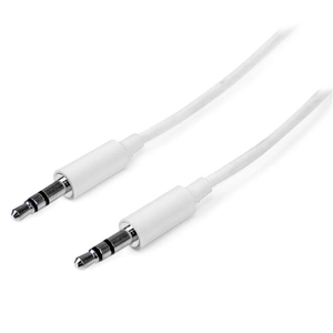 Startech, 3m White Slim Stereo Audio Cable