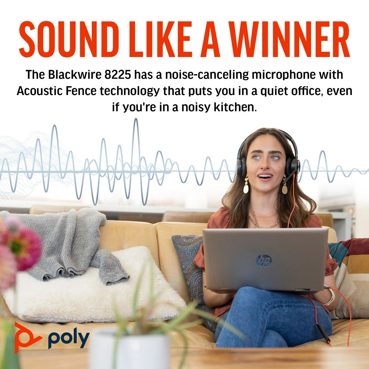 Poly BW 8225 Stereo USB-C HS +USB-C/A