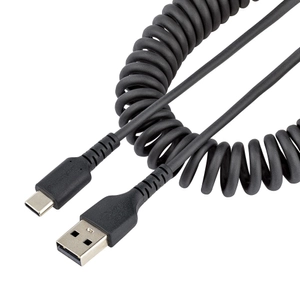 Startech, 0.5m USB A to C Charging Cable Coiled