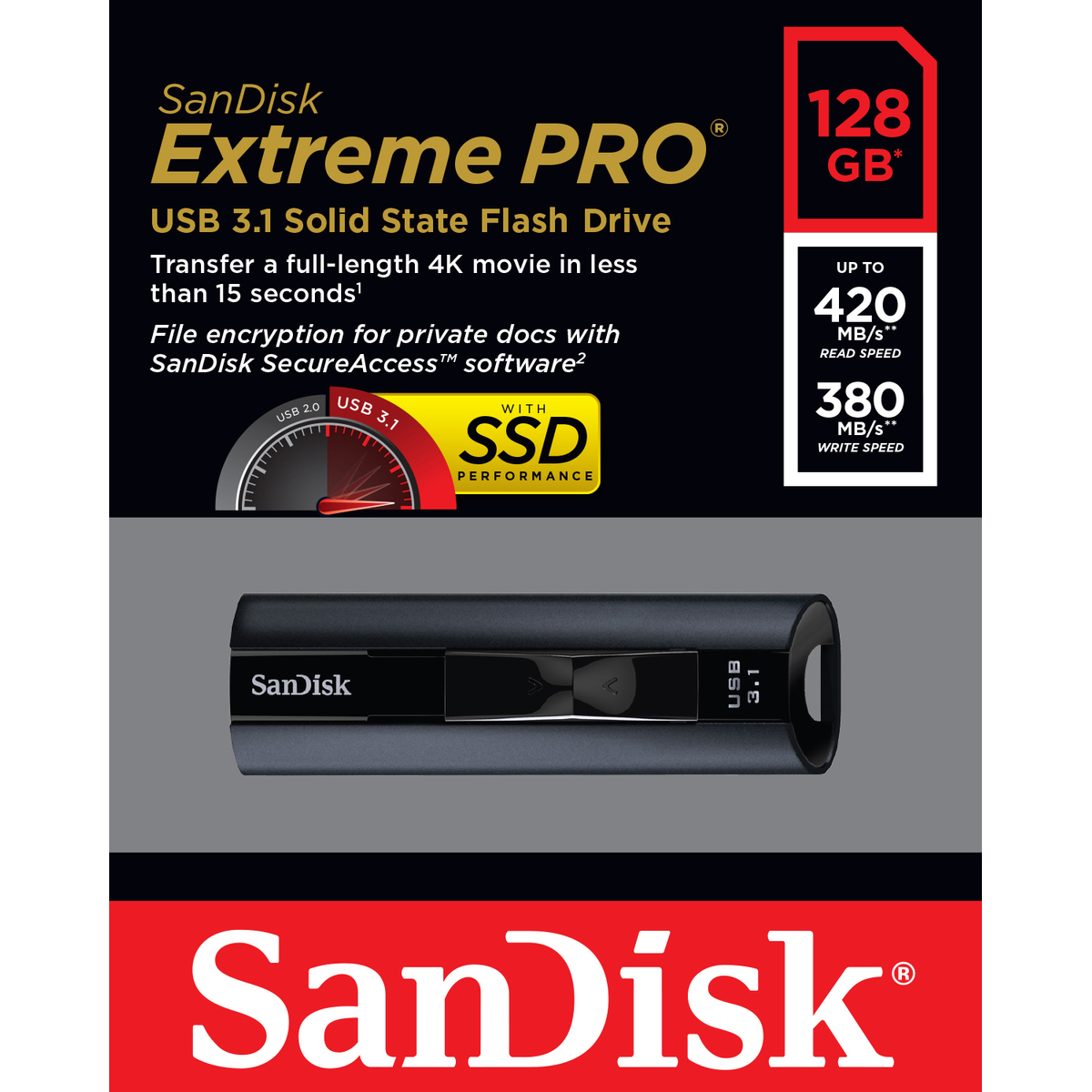 FD 128GB Extreme Pro USB3.1