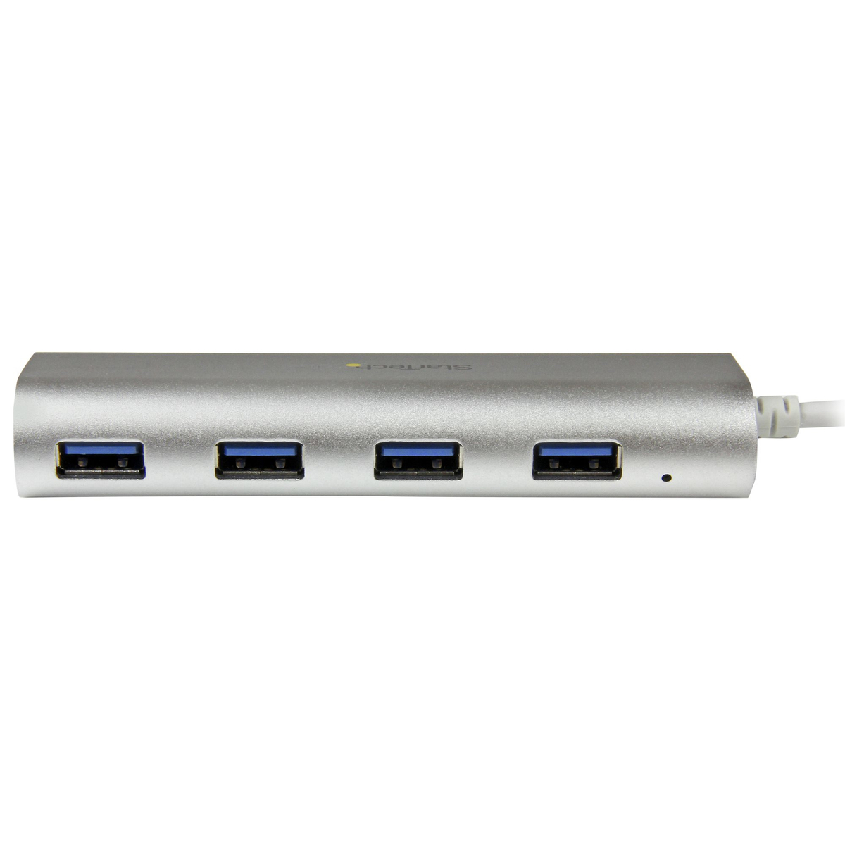 4Pt Portable USB 3.0 Hub w/Builtin Cable