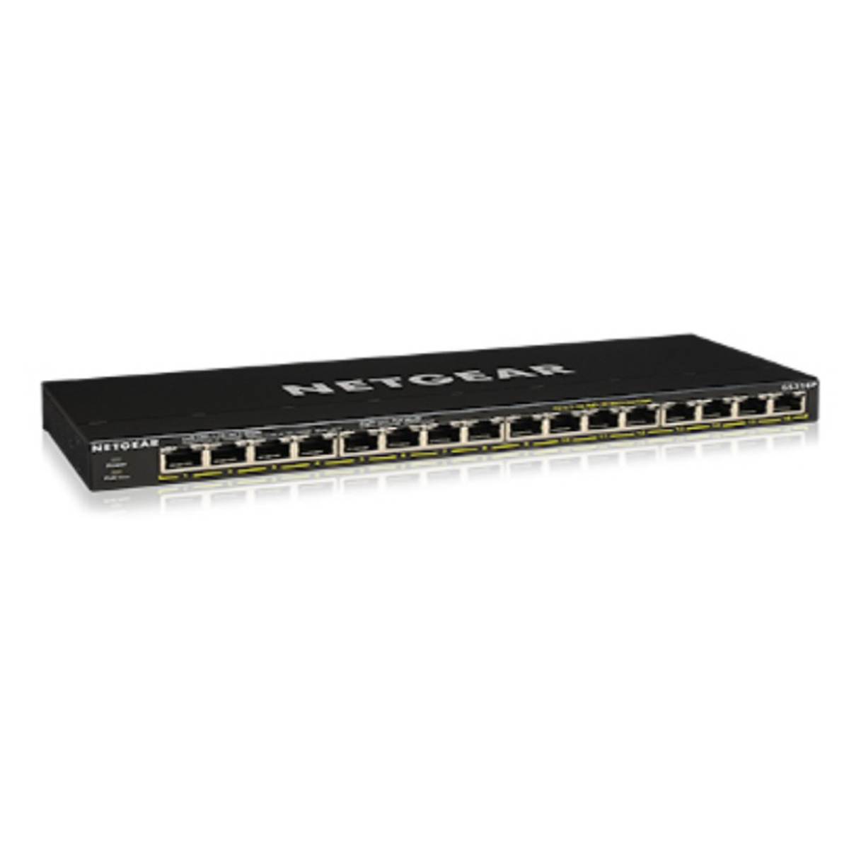 16PT GE Unmanaged Switch W/POE/POE+