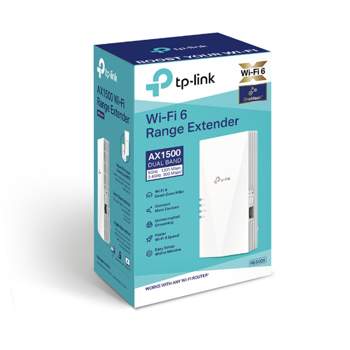 AX1500 Wi-Fi 6 Range Extender