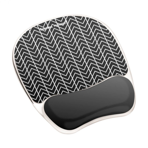 Fellowes, Photo Gel Mousepad Wrist Support Chevron