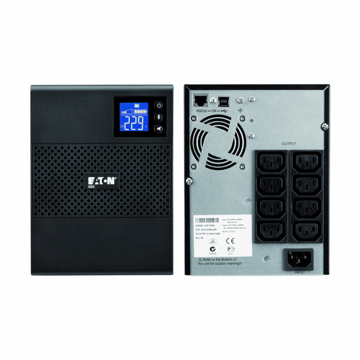 5SC 1500i 1500VA /1050W - 8 x IEC C13