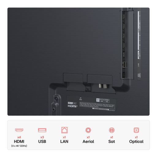 LG G54 83 inch OLED with Wall Mount