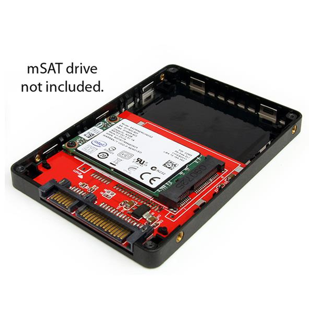 2.5in SATA to Mini SATA SSD Adapter Encl