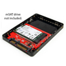2.5in SATA to Mini SATA SSD Adapter Encl