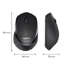 M330 SILENT PLUS - BLACK - 2.4GHZ - EMEA