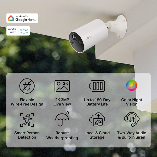 Smart Wire-Free Security Camera