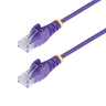 15m Purple Slim CAT6 Ethernet Cable