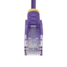 15m Purple Slim CAT6 Ethernet Cable