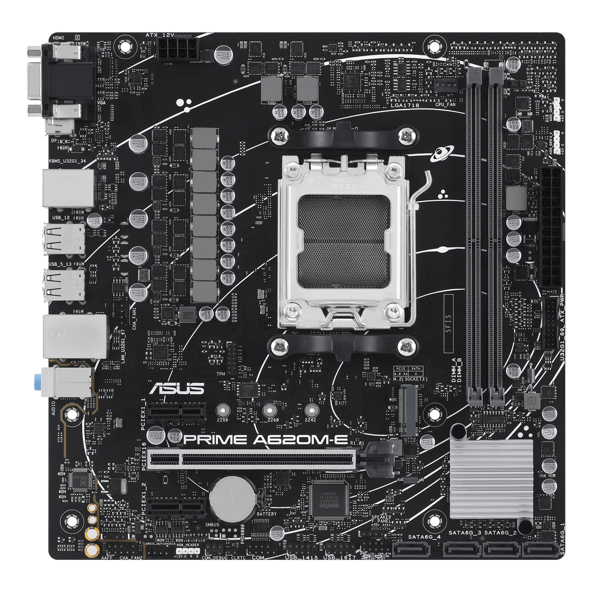 MB AMD AM5 A620M-E-CSM PRIME D5 MATX