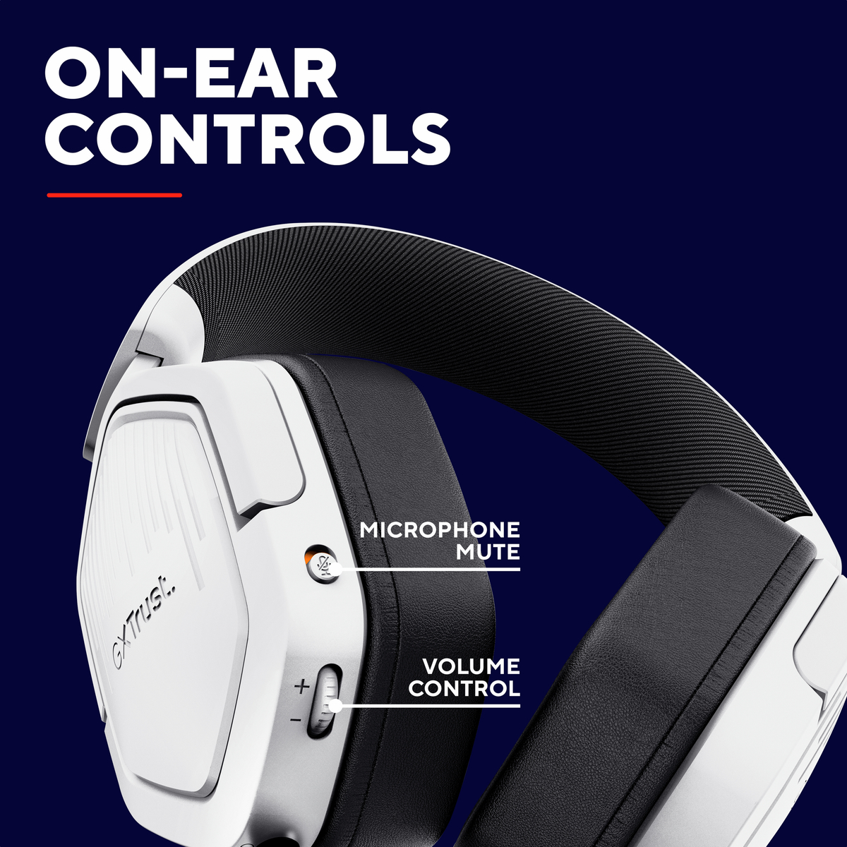 GXT492W CARUS HEADSET WHITE