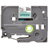 TZE721 9mm Black On Green Label Tape