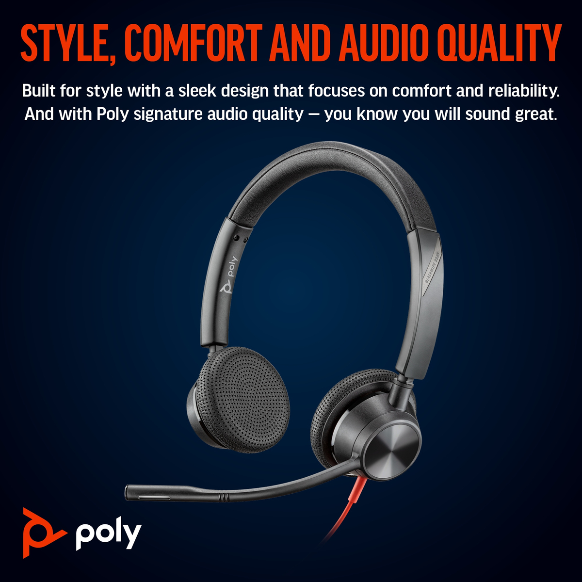 Poly BW 3325 -M USB-C HS +USB-C/A