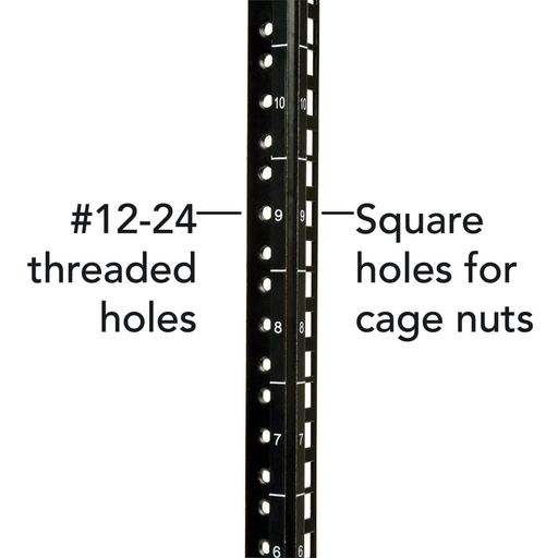 12U Wall Mount Rack Doors/Sides Hinged
