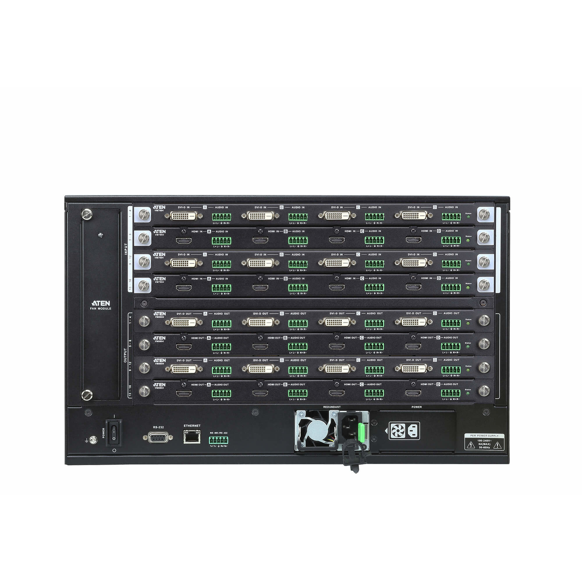 VM1600A 16x16 Modulr Digtl Matrix Switch