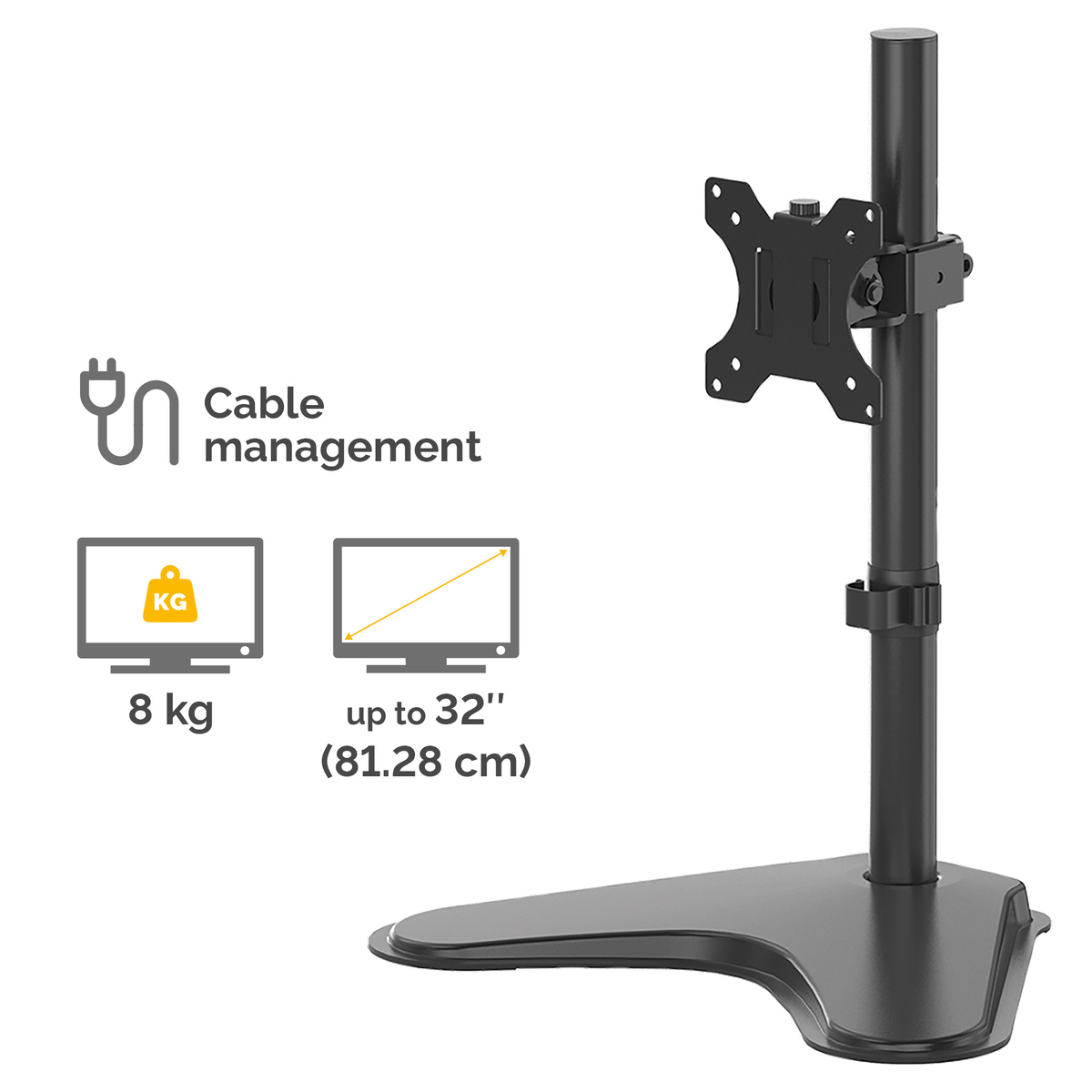 Seasa Freestanding Single Monitor Arm