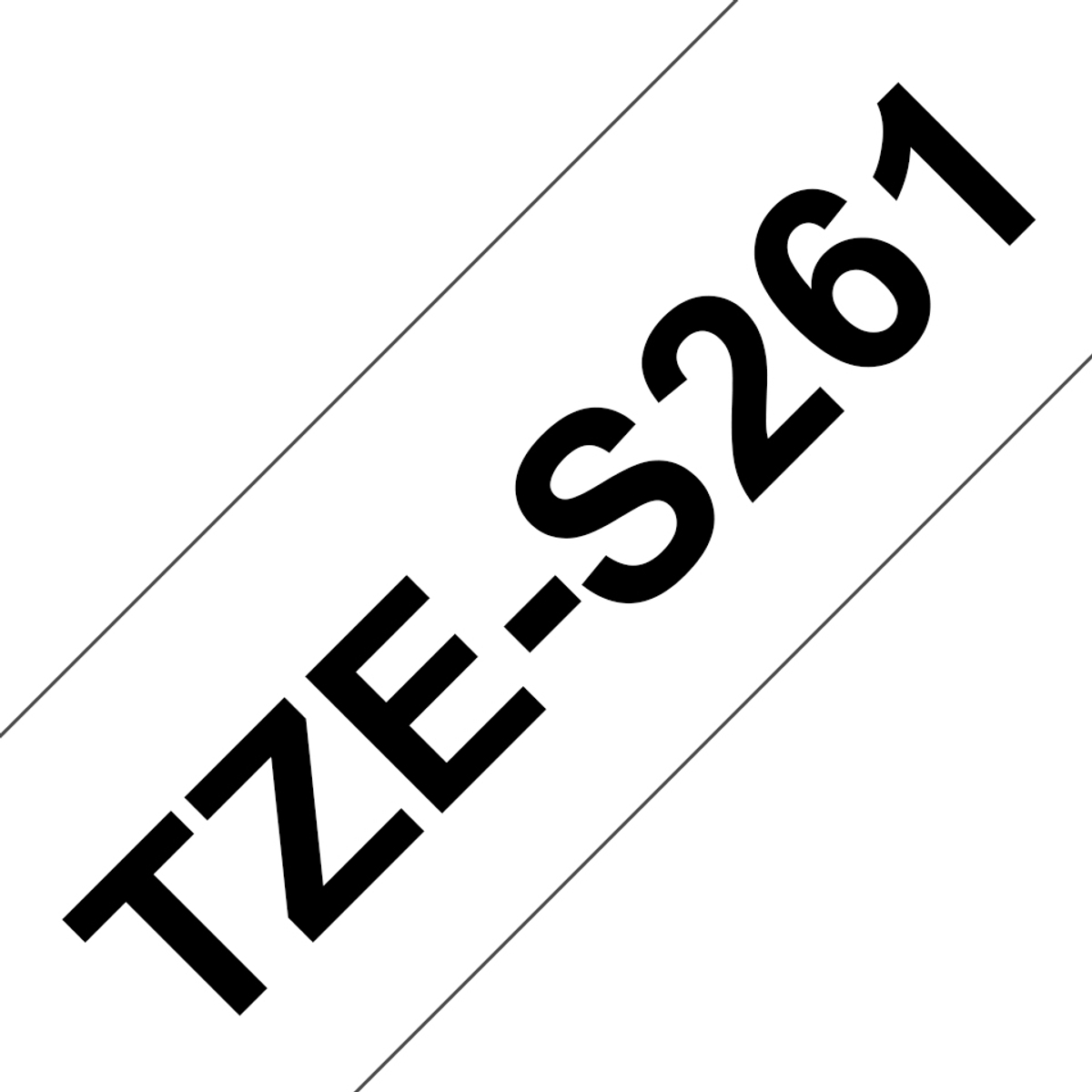 TZES261 36mm Blk On Wt Strong Label Tape