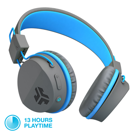 JBuddies Studio BT Headphones in Grey/Bl