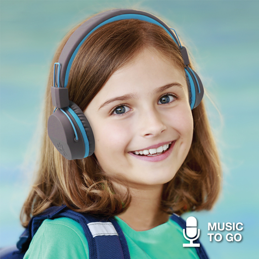 JBuddies Studio BT Headphones in Grey/Bl