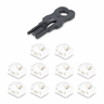 RJ45 Port Locks - 10 Pack With Key