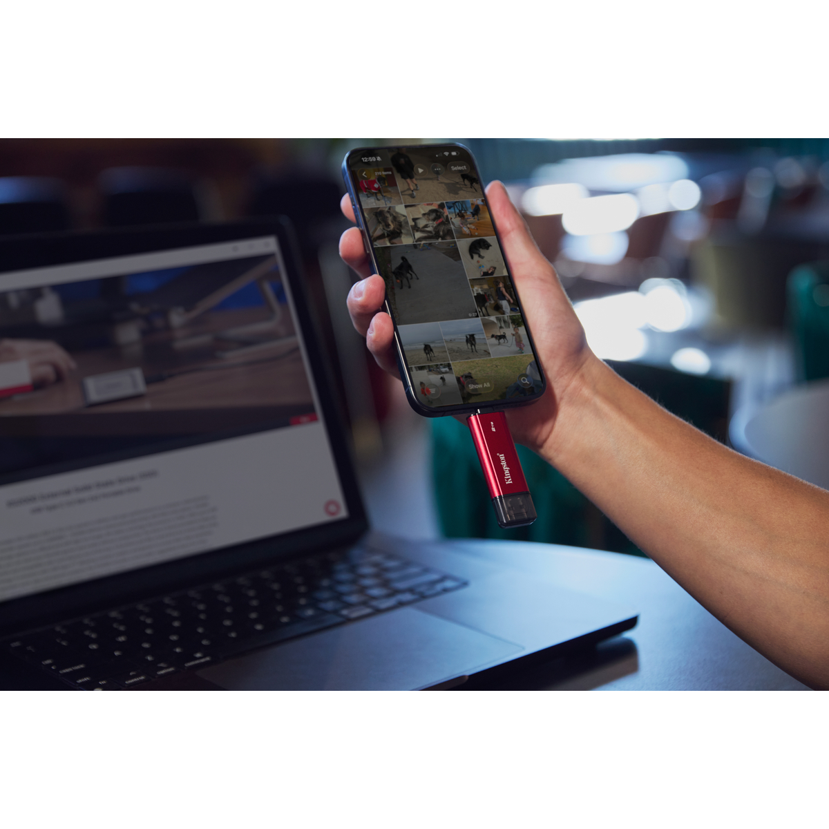 SSD Ext 2TB Dual Portable 1050MB 3.2