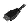 15cm Slim SS USB 3.0 A to Micro B Cable