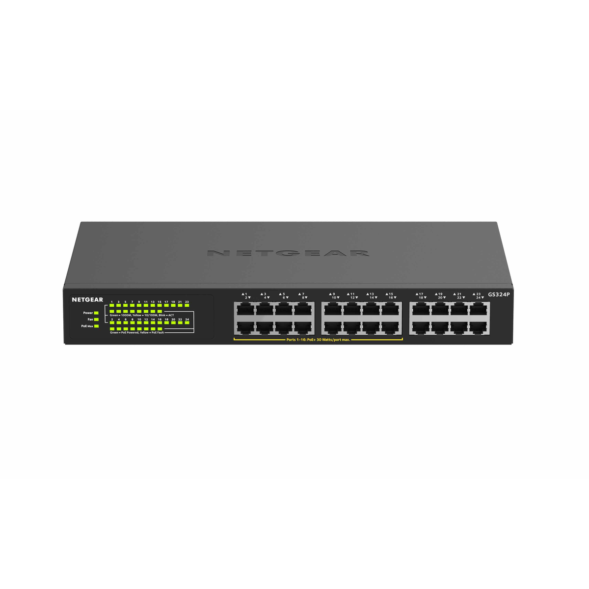 24pt GIGE Unmanaged Switch W/ PoE+