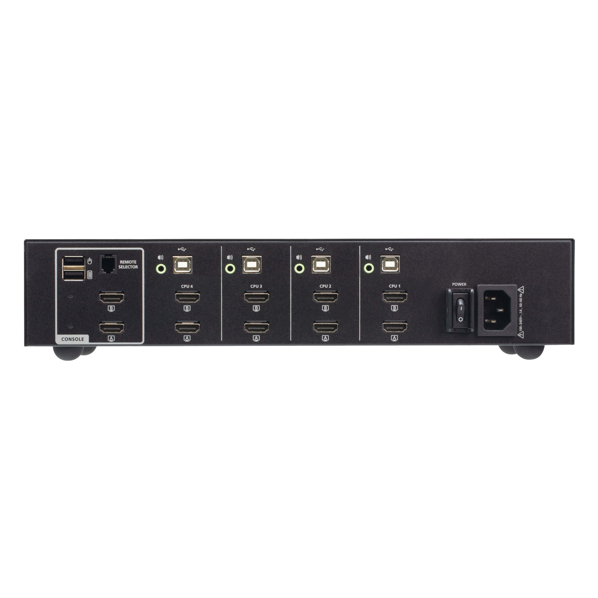 4P USB Dual HDMI  PP4 Secure KVM