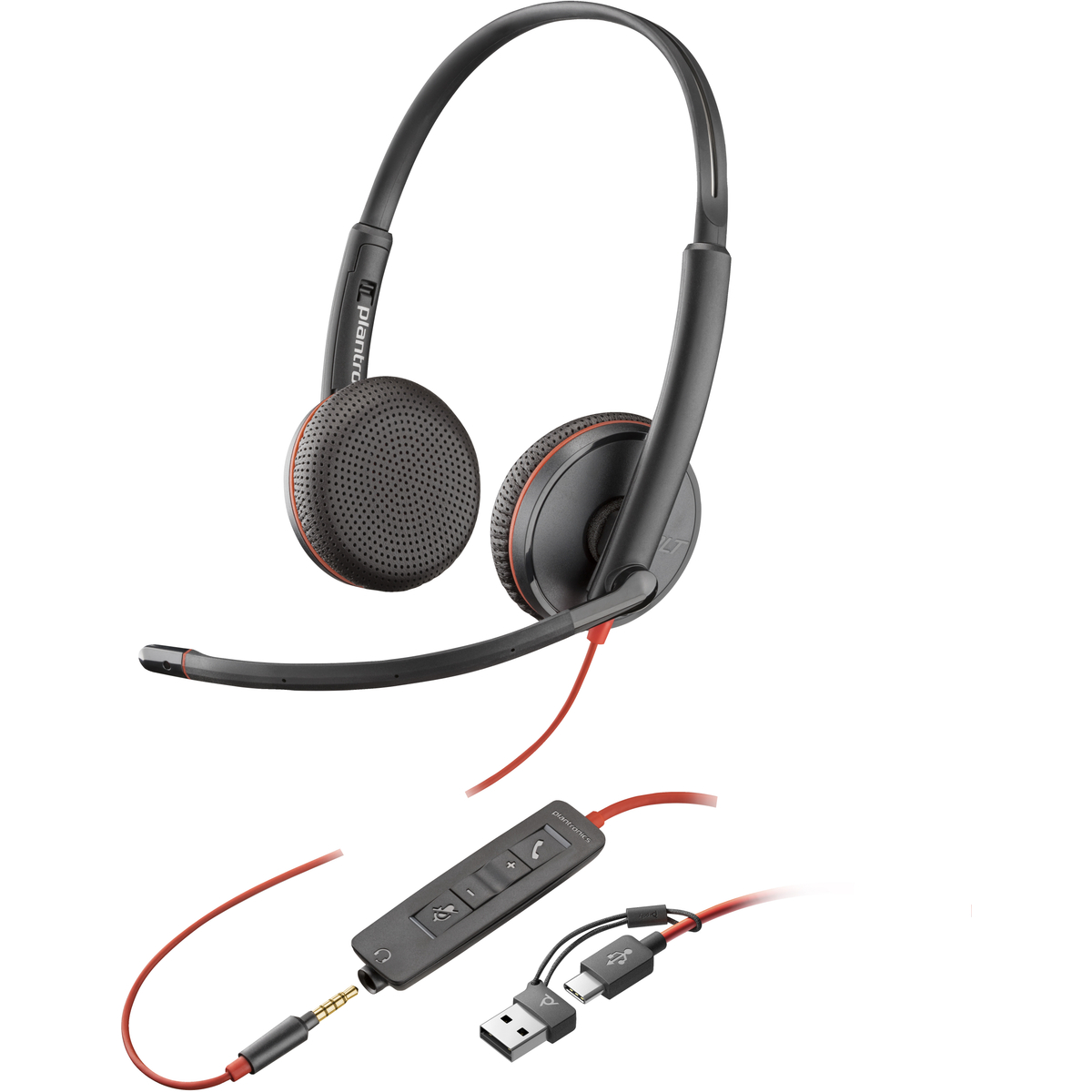 Poly BW 3225 USB-C HS +3.5mmP +USB-C/A