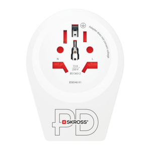 Skross, World to UK USB C20PD