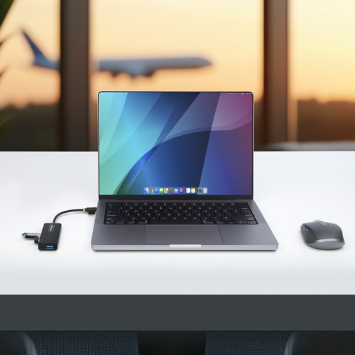4-Port USB-C Hub 5Gbps Bus Powered