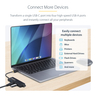 4-Port USB-C Hub 5Gbps Bus Powered