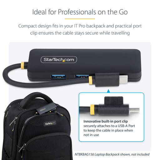 4-Port USB-C Hub 5Gbps Bus Powered