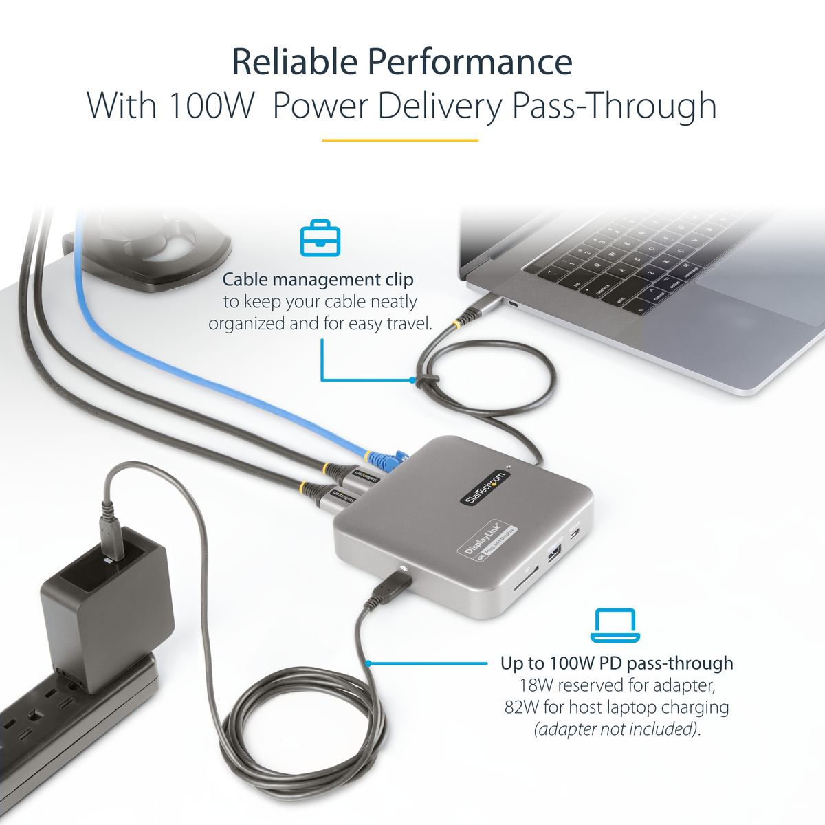 USB C Multiport Adapter Dual 4K HDMI PD