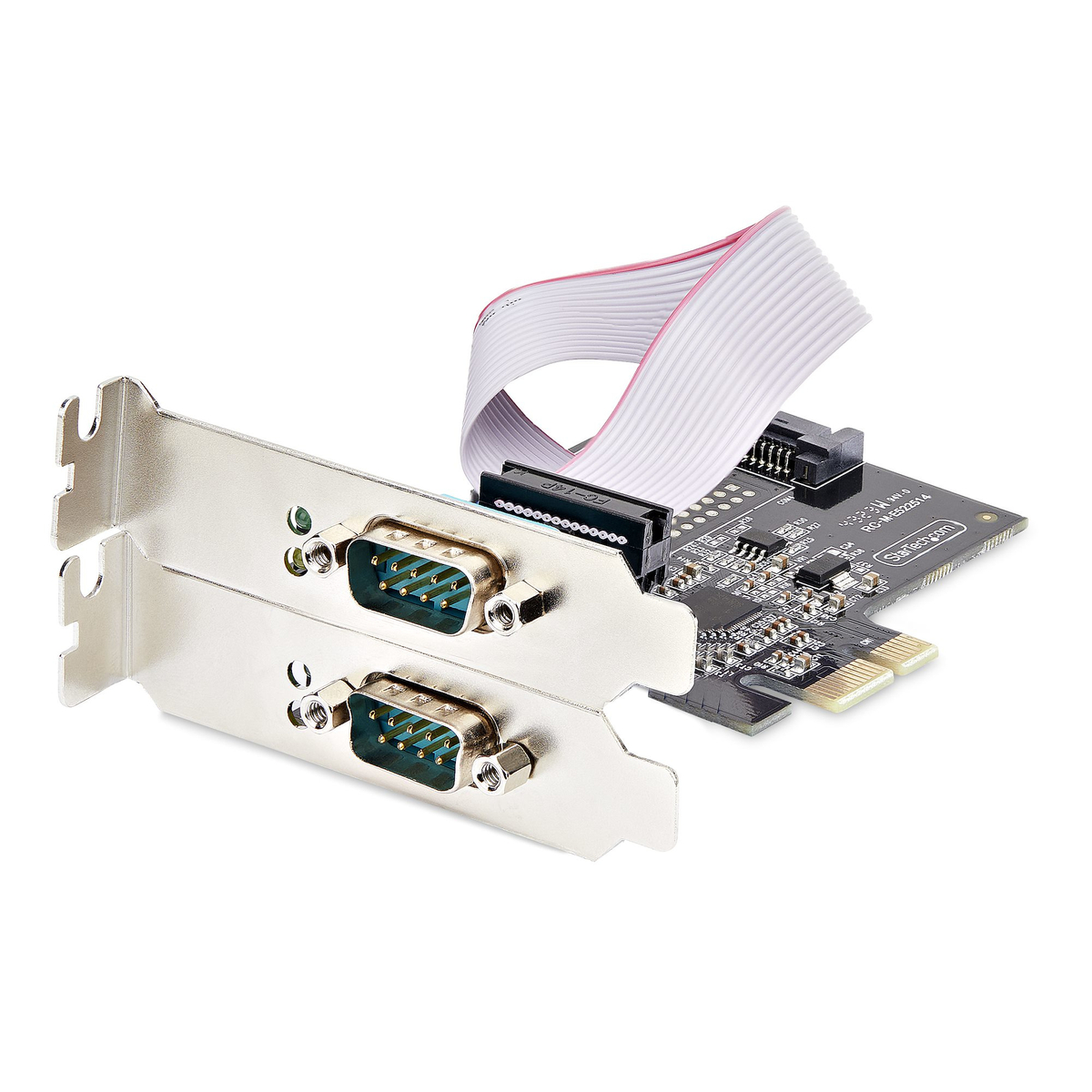 2-Port Serial PCIe Card RS232/422/485