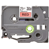 TZE441 18mm Black On Red Label Tape