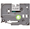 TZES121 9mm Black On Clear Label Tape