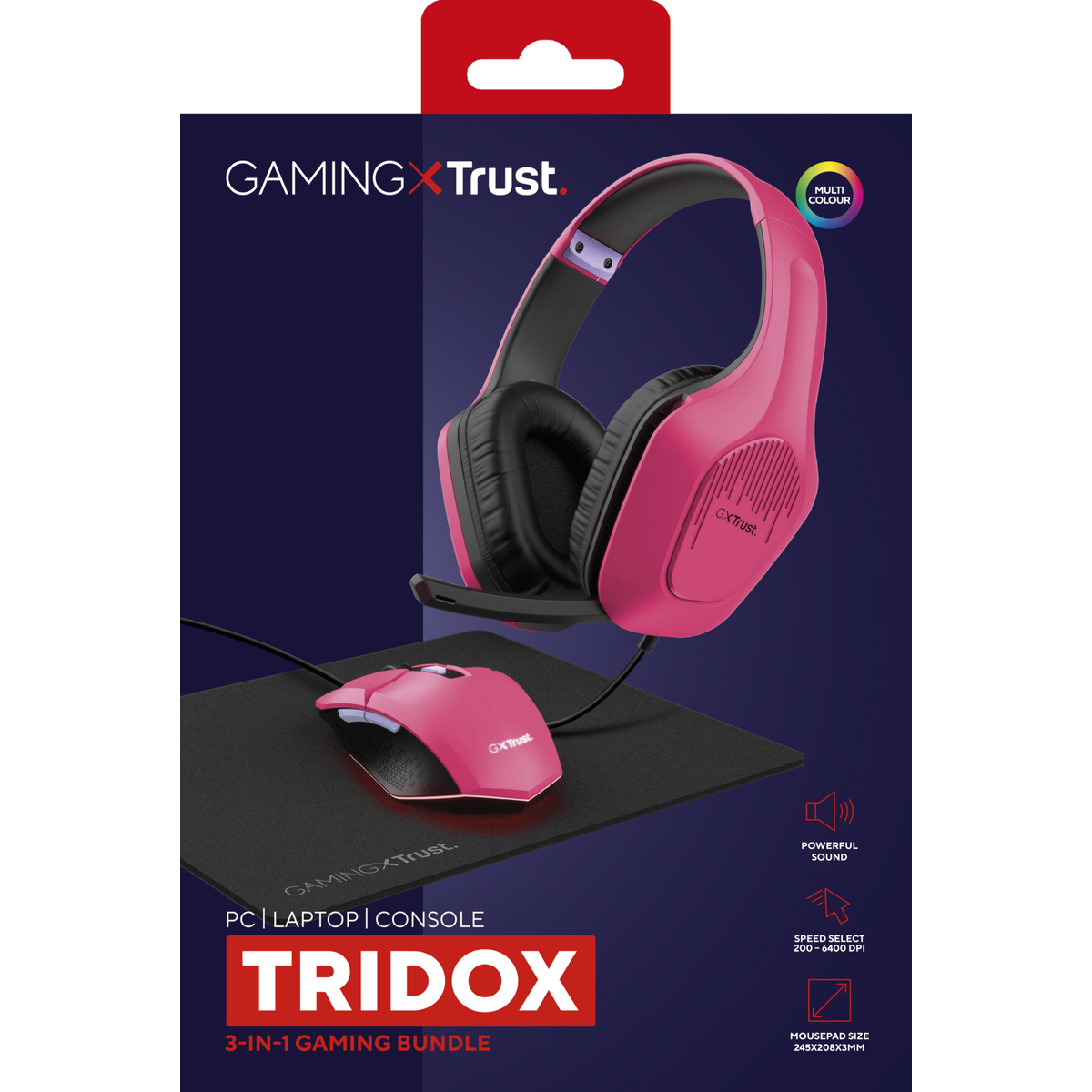 GXT790P TRIDOX 3-IN-1 BUNDLE PNK