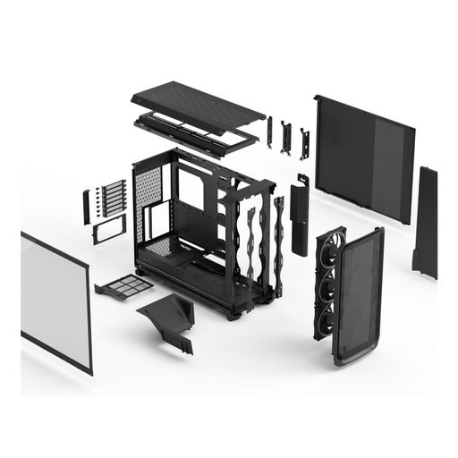 CASE Meshify 3 XL Black RGB Light Tint