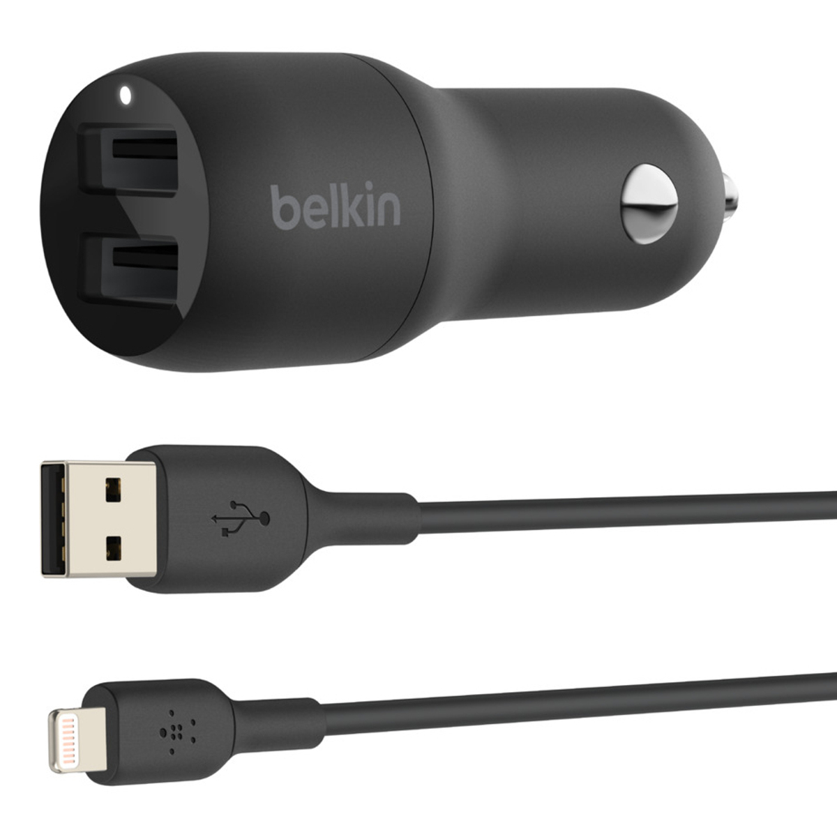 Dual Usb-A Car Charger 12W X2