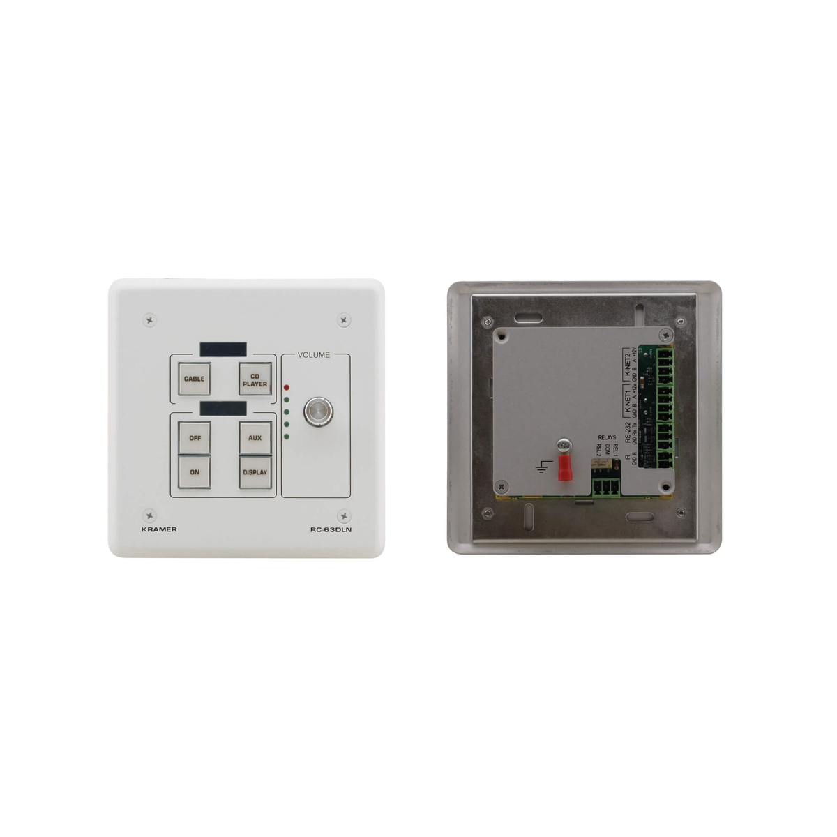 RC-63DLN 6 Button Control Keypad UK Wht