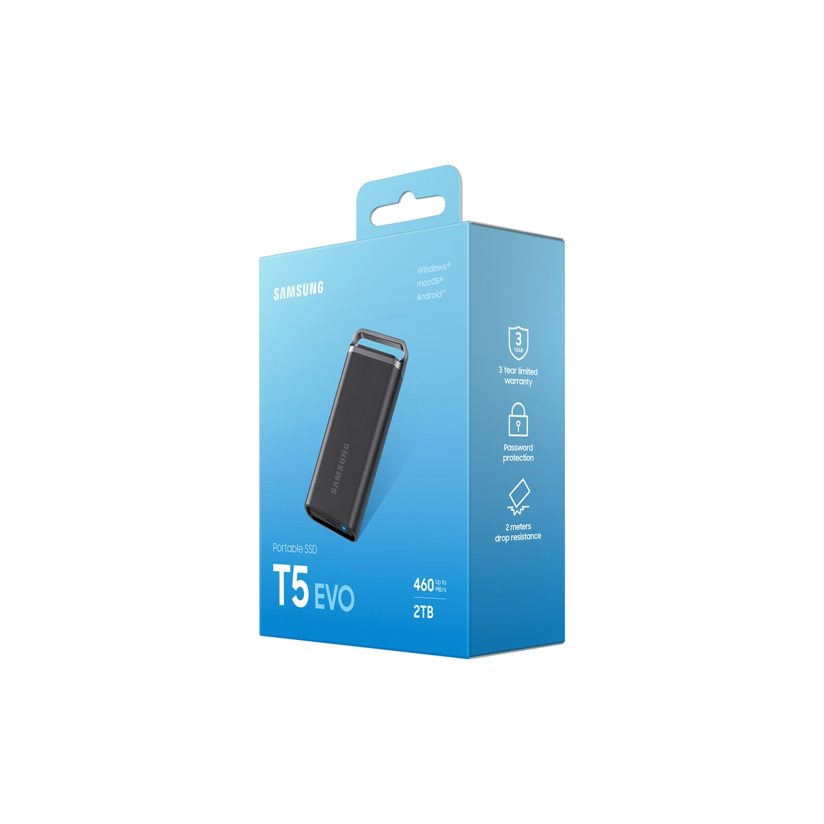 SSD Ext 2TB T5 EVO USB 3.2 Gen 1 Black