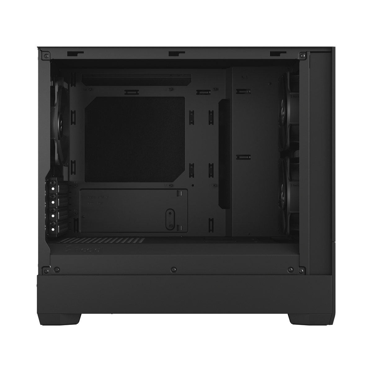 CASE mATX Pop Mini Silent Black Solid