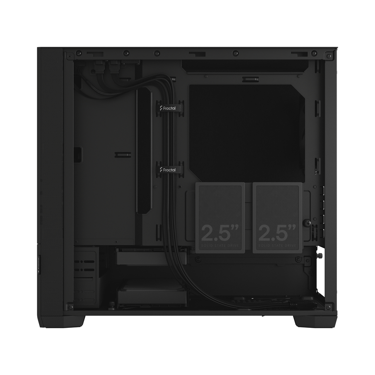 CASE mATX Pop Mini Silent Black Solid