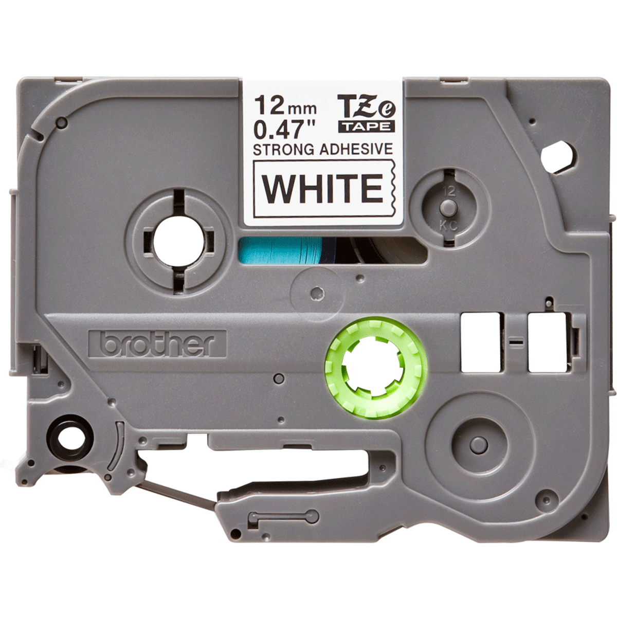 TZES231 Black On White Strong Label Tape