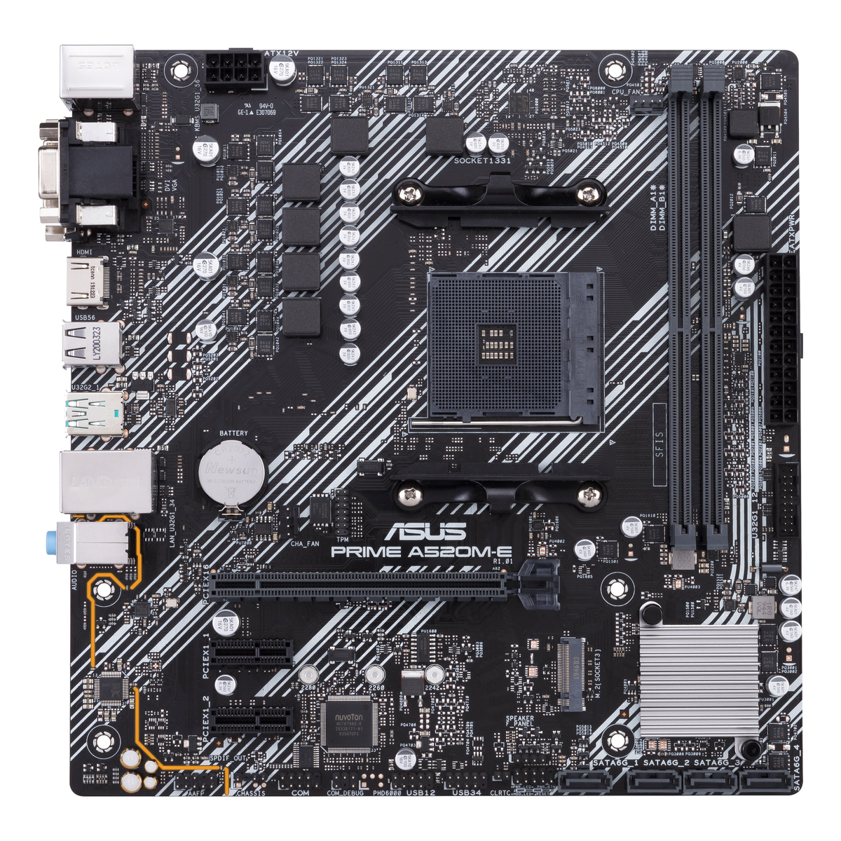 MB AMD AM4 Prime A520M-E M-ATX